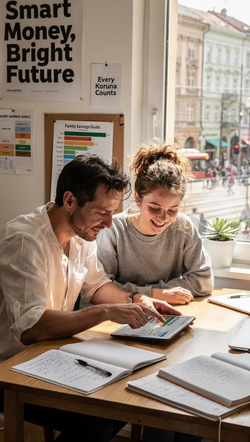 Schéma krok za krokem, jak spravovat osobní finance efektivně.